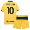 Camisola + Calções AC Milan Rafael Leao 10 Criança Equipamento 3ª 2025-26